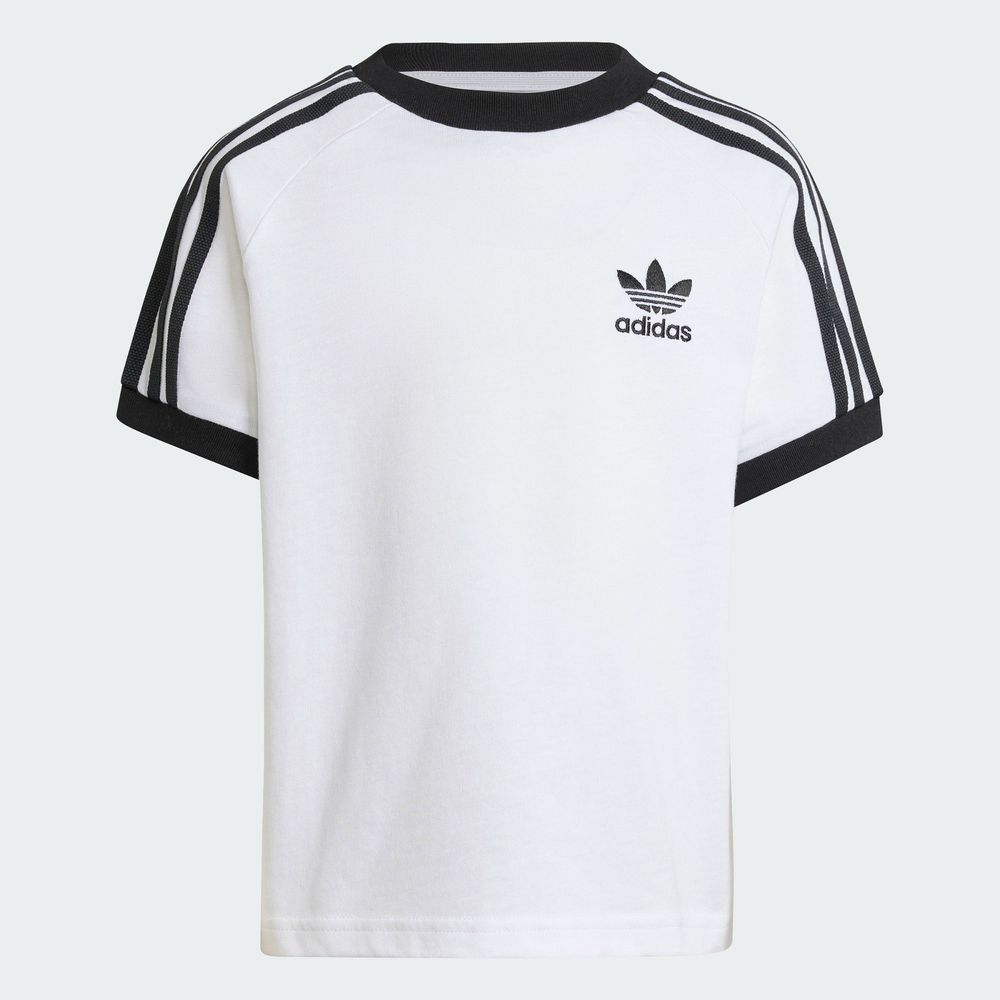 adidas Originals阿迪三叶草2025男小童3STRIPES TEE针织无领短TJE0517