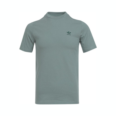 adidas Originals阿迪三叶草2025男大童TEE针织无领短TJC8418