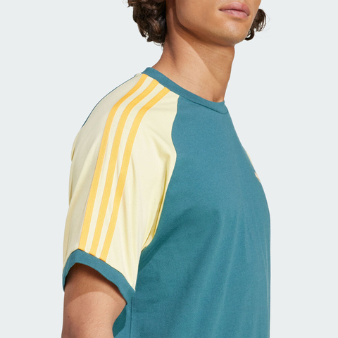 adidas Originals阿迪三叶草2025男子CALI TEE针织无领短TKC4961