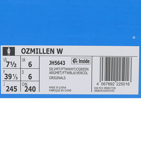 adidas Originals阿迪三叶草2025中性OZMILLEN WORI-RUNNINGJH5643