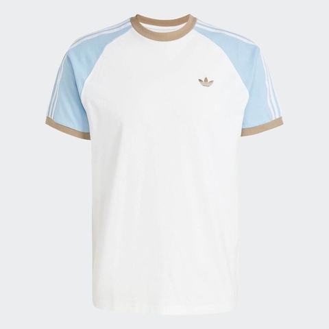 adidas Originals阿迪三叶草2025男子CALI TEE针织无领短TKC4960