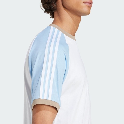 adidas Originals阿迪三叶草2025男子CALI TEE针织无领短TKC4960