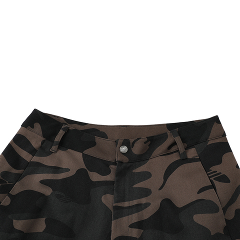 adidas Originals阿迪三叶草2025女子CAMO JORTS梭织短裤JI5743