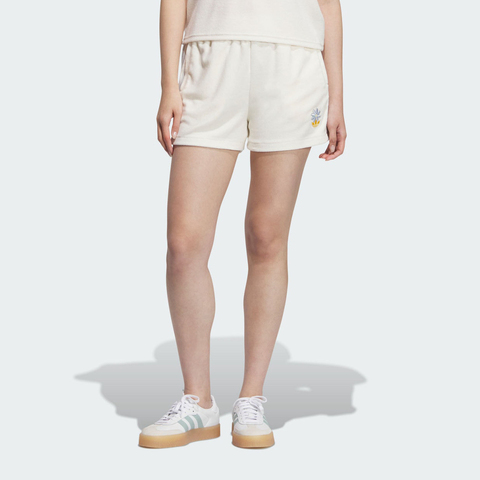 adidas Originals阿迪三叶草2025女子GFX PACK SHORT针织短裤KE5079