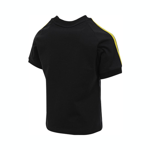 adidas Originals阿迪三叶草2025男小童TEE针织无领短TJD0456