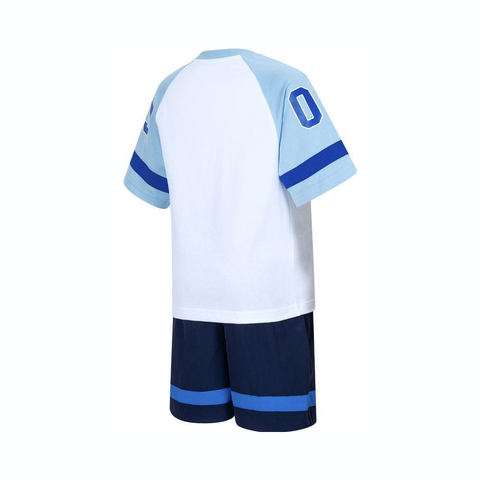 adidas Originals阿迪三叶草2025男小童LK BB SS SET短袖套服KC1514