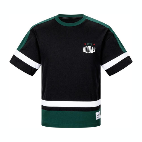 adidas Originals阿迪三叶草2025男大童JK BB SS TEE针织无领短TKC1520