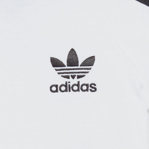 adidas Originals阿迪三叶草2025男婴童3STRIPES TEE针织无领短TJE0519