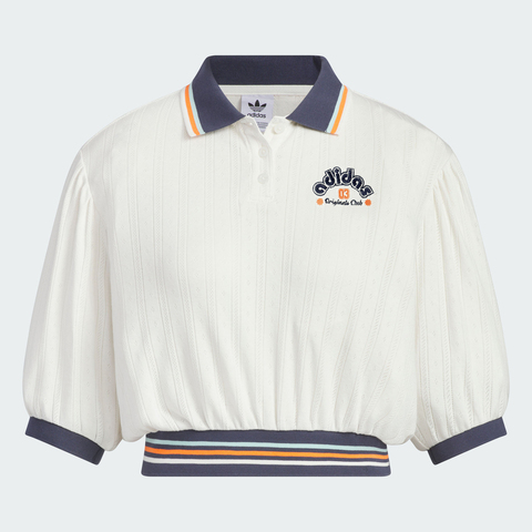 adidas Originals阿迪三叶草2025女子SC GFX POLO W针织有领短TJM8000