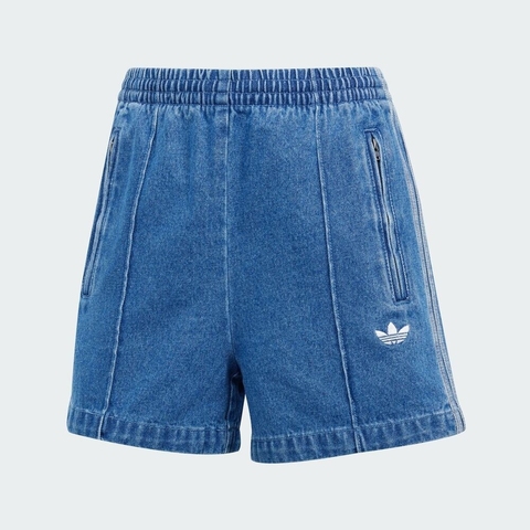 adidas Originals阿迪三叶草2025女子DENIM FB SHORT牛仔短裤JD2562
