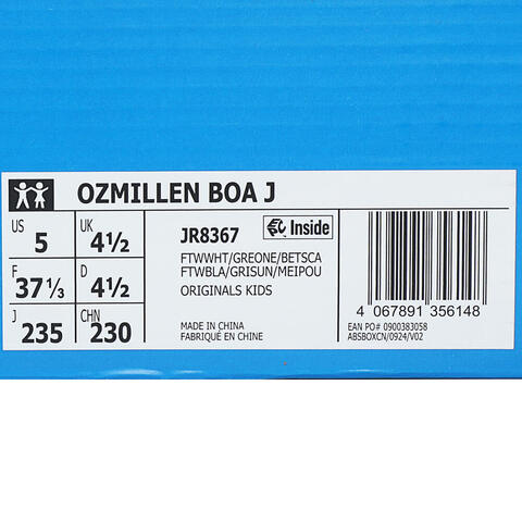 adidas Originals阿迪三叶草2025男大童OZMILLEN J三叶草童装JR8367