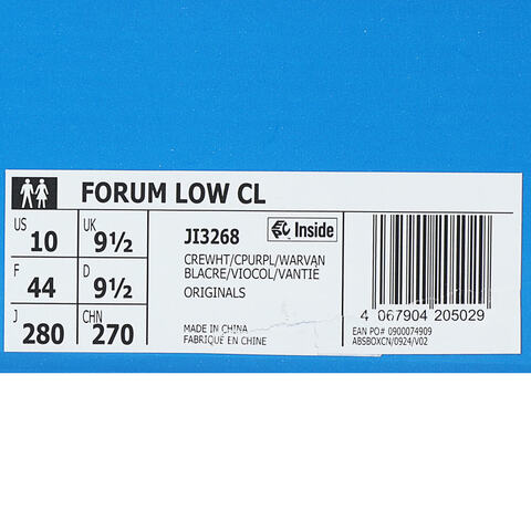 adidas Originals阿迪三叶草2025中性FORUM LOW CLORI-BBALLJI3268