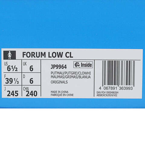 adidas Originals阿迪三叶草2025中性FORUM LOW CLORI-BBALLJP9964