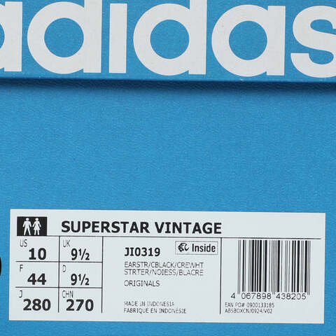 adidas Originals阿迪三叶草2025中性SUPERSTAR VINTAGEENERGYJI0319