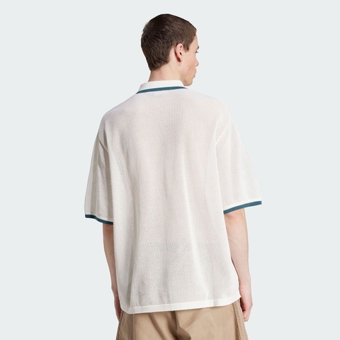 adidas Originals阿迪三叶草2025男子KNITTED SHIRT短袖衬衫KC3526