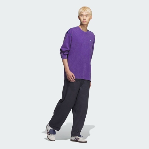 adidas Originals阿迪三叶草2025男子TOC LS TEE针织无领长TKC1432