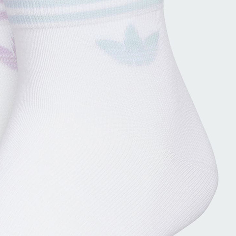 adidas Originals阿迪三叶草2025中性ORI TREF ANK 3P短袜优惠装KA9278