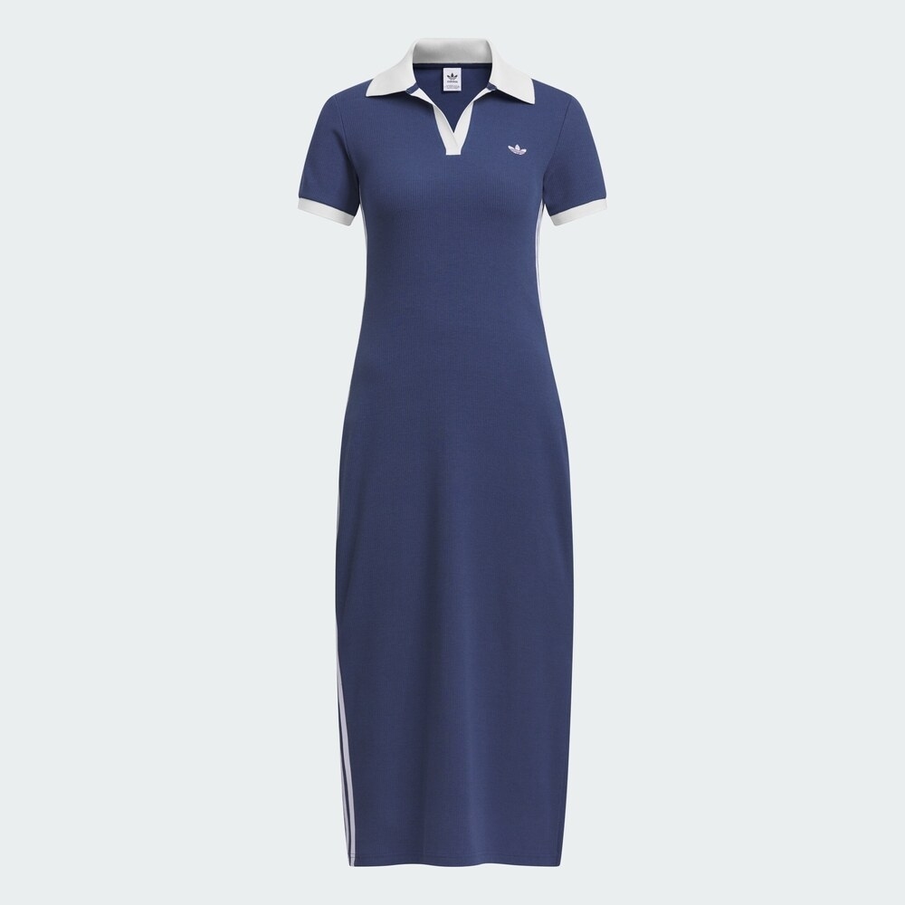 adidas Originals阿迪三叶草2025女子POLO DRESS短袖连衣裙KF0317