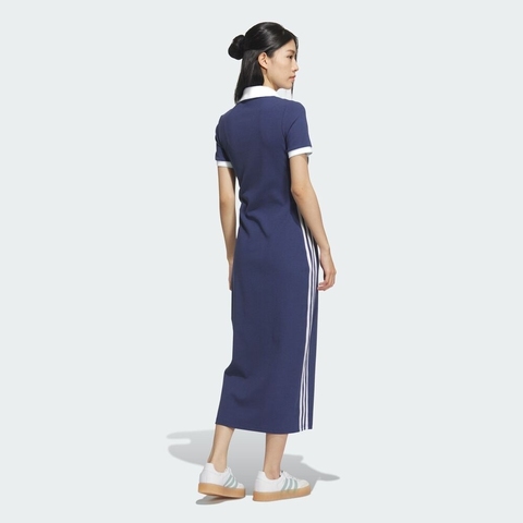 adidas Originals阿迪三叶草2025女子POLO DRESS短袖连衣裙KF0317