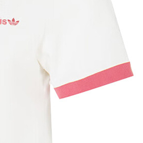adidas Originals阿迪三叶草2025女子SC GFX S TEE W1针织无领短TJM7972