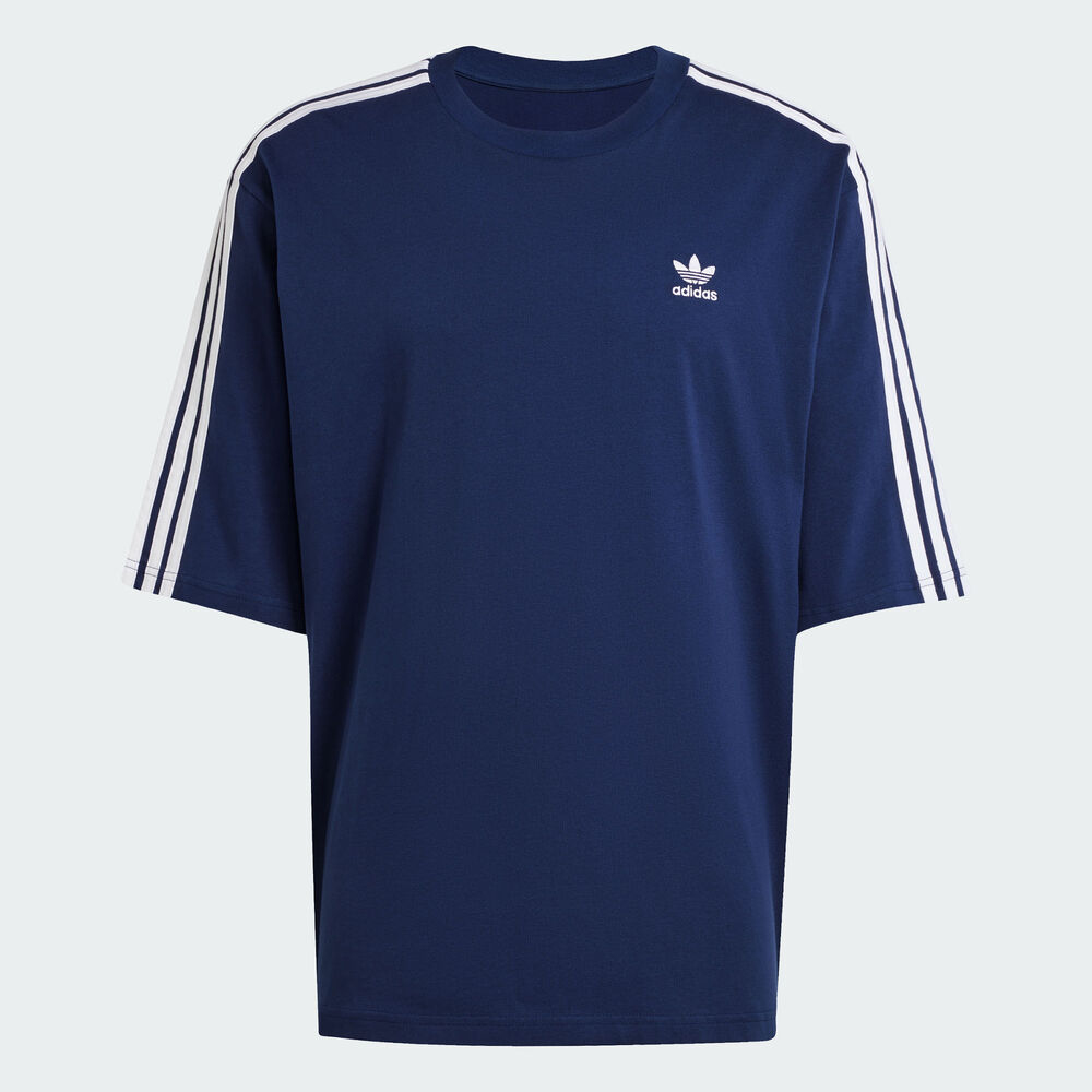 adidas Originals阿迪三叶草2025男子OVERSIZE TEE针织无领短TJP1059