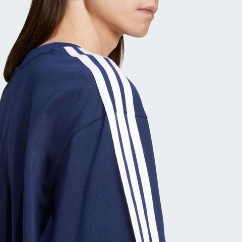 adidas Originals阿迪三叶草2025男子OVERSIZE TEE针织无领短TJP1059
