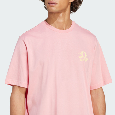 adidas Originals阿迪三叶草2025男子GRAPHIC TEE针织无领短TKC4957