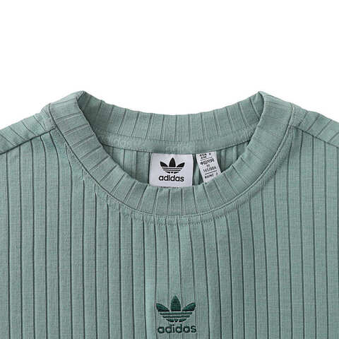adidas Originals阿迪三叶草2025女子ESS WR TEE针织无领短TJD1490