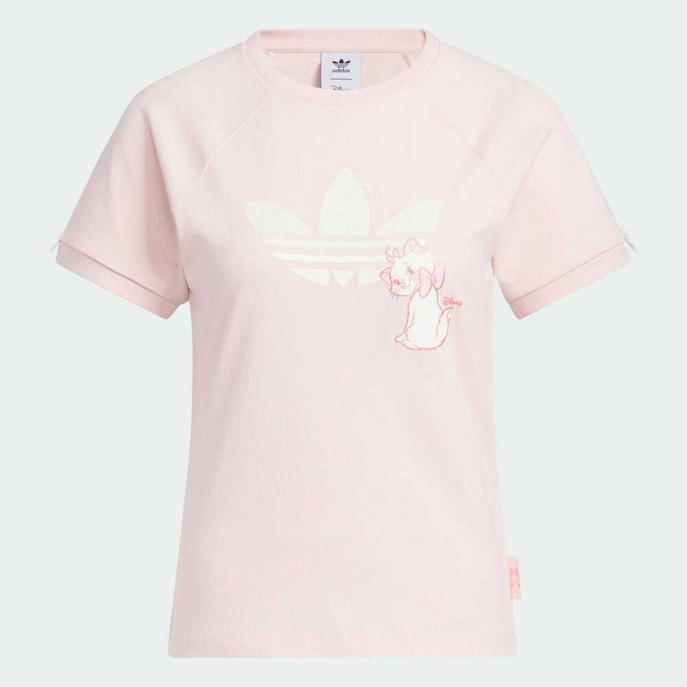 adidas Originals阿迪三叶草2025女子W REG TEE针织无领短TKC3097