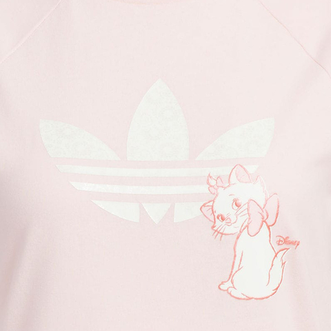 adidas Originals阿迪三叶草2025女子W REG TEE针织无领短TKC3097