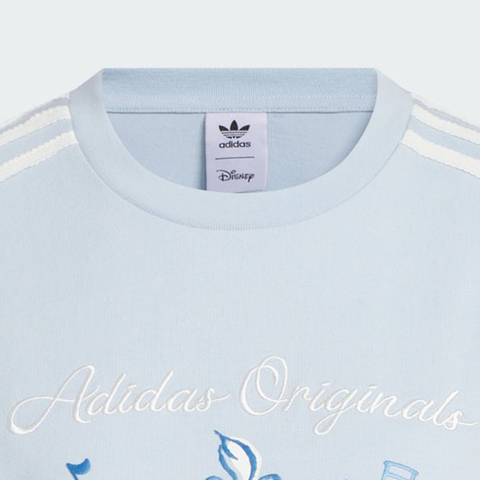 adidas Originals阿迪三叶草2025女子W OVSD TEE针织无领短TKC3098