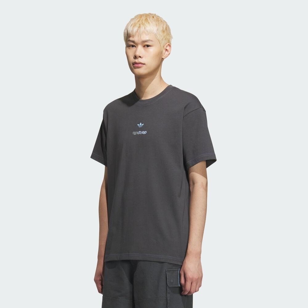 adidas Originals阿迪三叶草2025男子TOC SS TEE针织无领短TKC1428