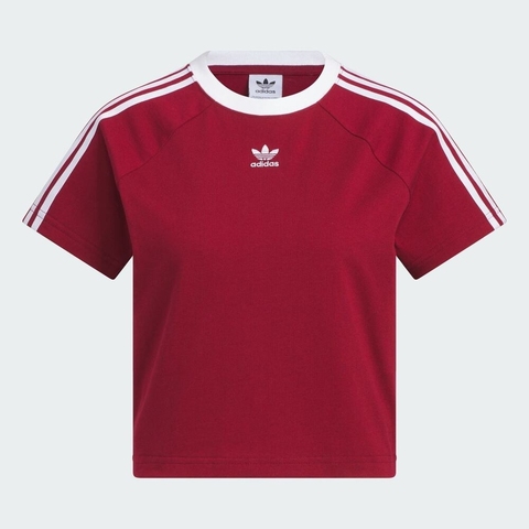 adidas Originals阿迪三叶草2025女子3S CALI TEE SS针织无领短TKF0314