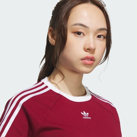 adidas Originals阿迪三叶草2025女子3S CALI TEE SS针织无领短TKF0314