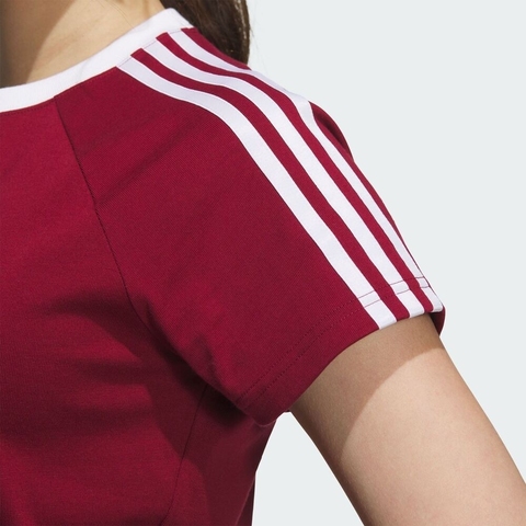 adidas Originals阿迪三叶草2025女子3S CALI TEE SS针织无领短TKF0314
