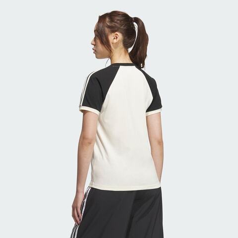 adidas Originals阿迪三叶草2025女子V NECK TEE针织无领短TKF0316