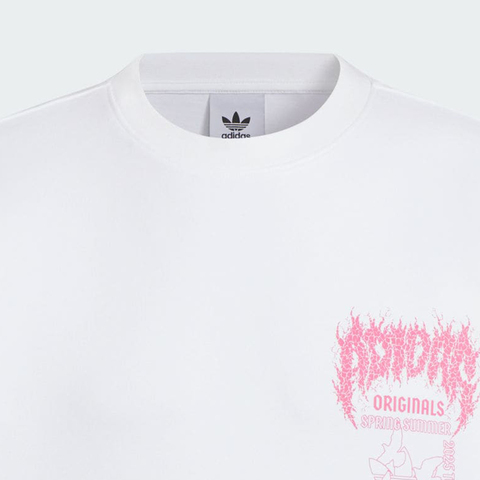 adidas Originals阿迪三叶草2025男子Q12 TS DEATH针织无领短TKA2255