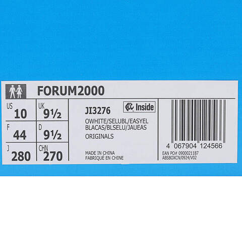 adidas Originals阿迪三叶草2025中性FORUM2000ORI-BBALLJI3276