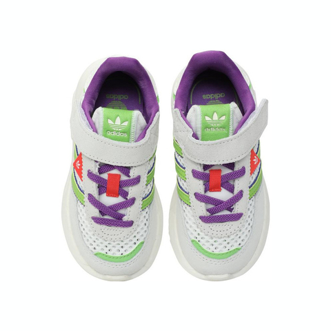 adidas Originals阿迪三叶草2025男婴童RETROPY F2 CF EL I三叶草童装JR7994