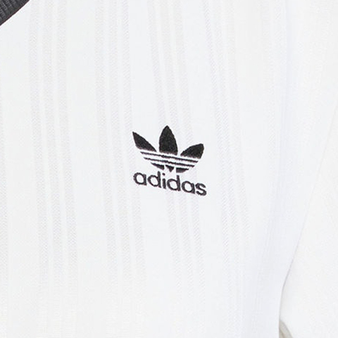adidas Originals阿迪三叶草2025女子V-NECK POLO针织有领短TJD2608