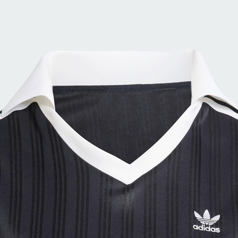 adidas Originals阿迪三叶草2025女子V-NECK POLO针织有领短TJD2606
