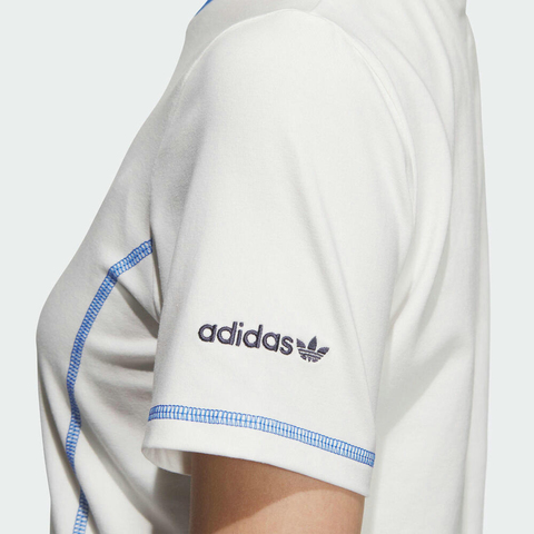 adidas Originals阿迪三叶草2025女子SC BABY GFX TEE针织无领短TJX6570