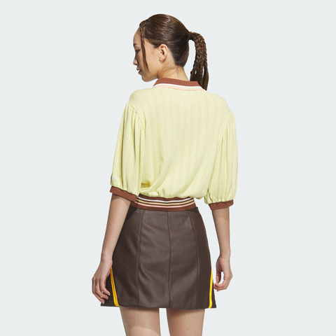 adidas Originals阿迪三叶草2025女子SC GFX POLO W针织有领短TJM8001