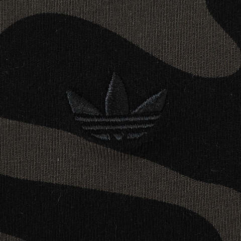 adidas Originals阿迪三叶草2025女子CAMO BABY TEE针织无领短TJI5740