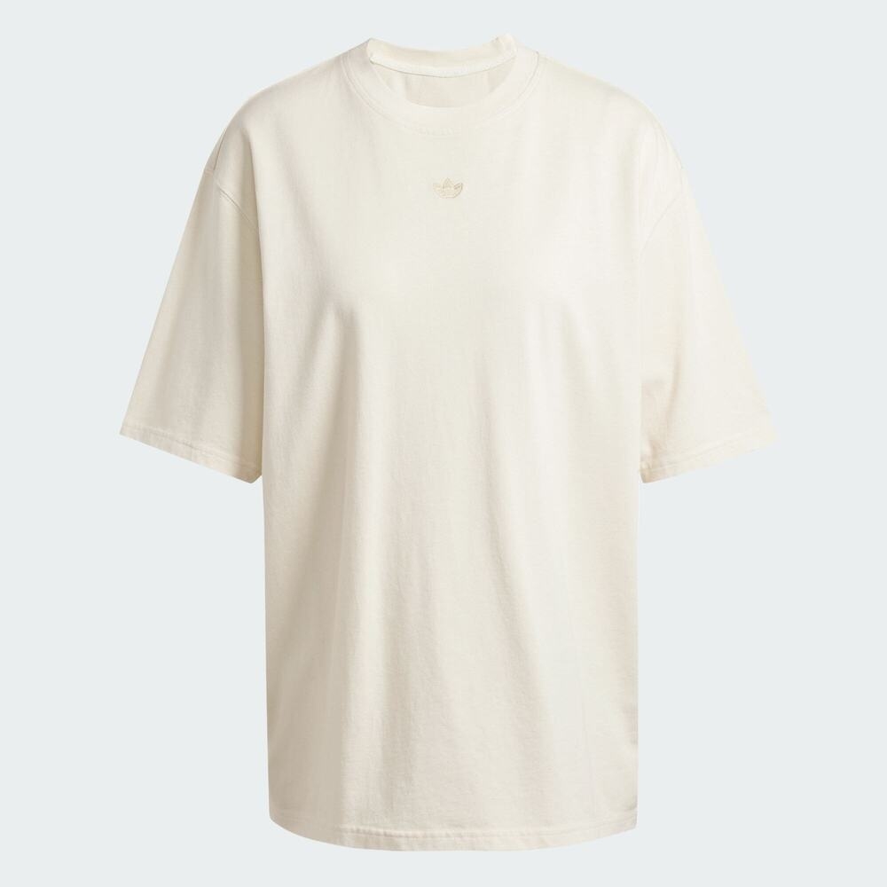 adidas Originals阿迪三叶草2025女子GRAPHIC TEE针织无领短TJD0039