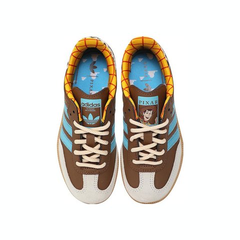 adidas Originals阿迪三叶草2025男小童SAMBA OG C三叶草童装JI3099