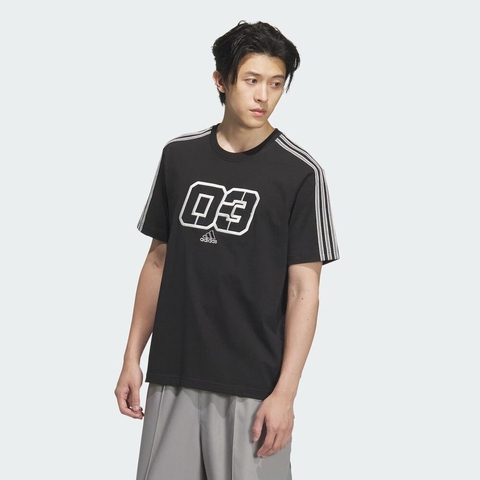 adidas Originals阿迪三叶草2025男子GRX TEE Q2针织无领短TJX2633