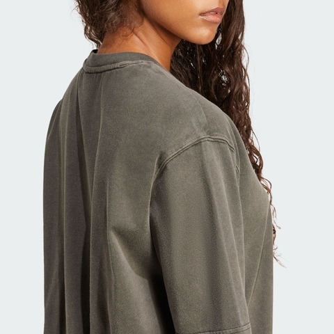 adidas Originals阿迪三叶草2025女子GRAPHIC TEE针织无领短TJI5729