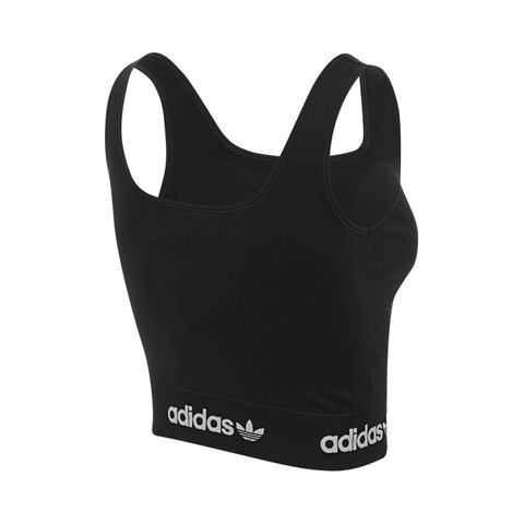 adidas Originals阿迪三叶草2025女子WAISTBAND TANK休闲背心KB6420