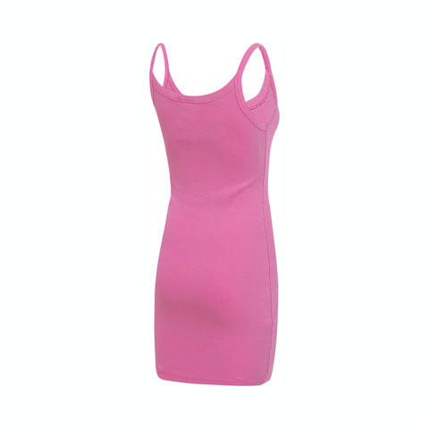 adidas Originals阿迪三叶草2025女子RIB MINI DRESS无袖连衣裙JI5750